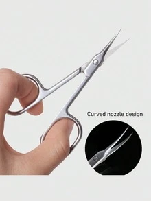 Professional Stainless Steel Nail Clippers, Cuticle Remover, Eyebrow, Eyelash, Nose Hair Trimmer, Manicure Tools, Callus Cutter