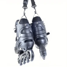 Sangle de transport multifonctionnelle pour bottes de ski et patins à glace - support réglable pour chaussures de snowboard, support de transport avec sangle robuste pour un transport et un rangement mains libres - Multicolore - Voir 1