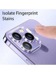 2 Stück Vollständige Abdeckung Transparente Kamera Linse Gehärtetes Glas Bildschirmschutz Kompatibel mit iPhone (Vorder- und Rückkamera) Geschenk für Geburtstag, Familie, Freunde Linsen Schutz, Handy Zubehör Wasserdicht Stoßfest Kratzfest Antifingerabdruck