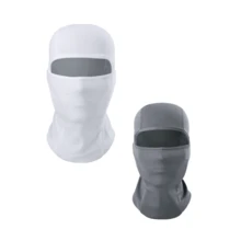 Balaclava Mask, Cap, UV+50 Thermal Sun Protection, Motorcycle, Motoboy - White - View 2