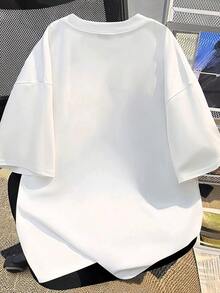 Camiseta de Mujer con Estampado de Ojo Psicodélico,Diseño Artístico y Moderno,Ideal para un Look Casual y Original. - Blanco - Ver 2