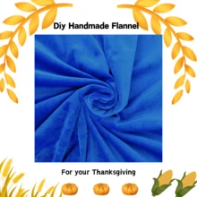 1pc Soft Plush Fabric Material, Suitable For Thanksgiving Decoration, DIY Handmade Home Textile, Applicable To Flannel - Multicolor - View 18