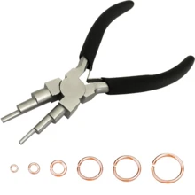 KLONKEE High Quality Single Pointed Round Pliers - Precision Manufactured, Suitable For 3-10mm Rings, Ideal Jewelry Making Tool - High Quality Steel, Multifunctional And Delicate, Can Be Used For Making Open Rings, Winding, Jewelry Making, Ring Making, Shaping And Bending - Multicolor - View 11