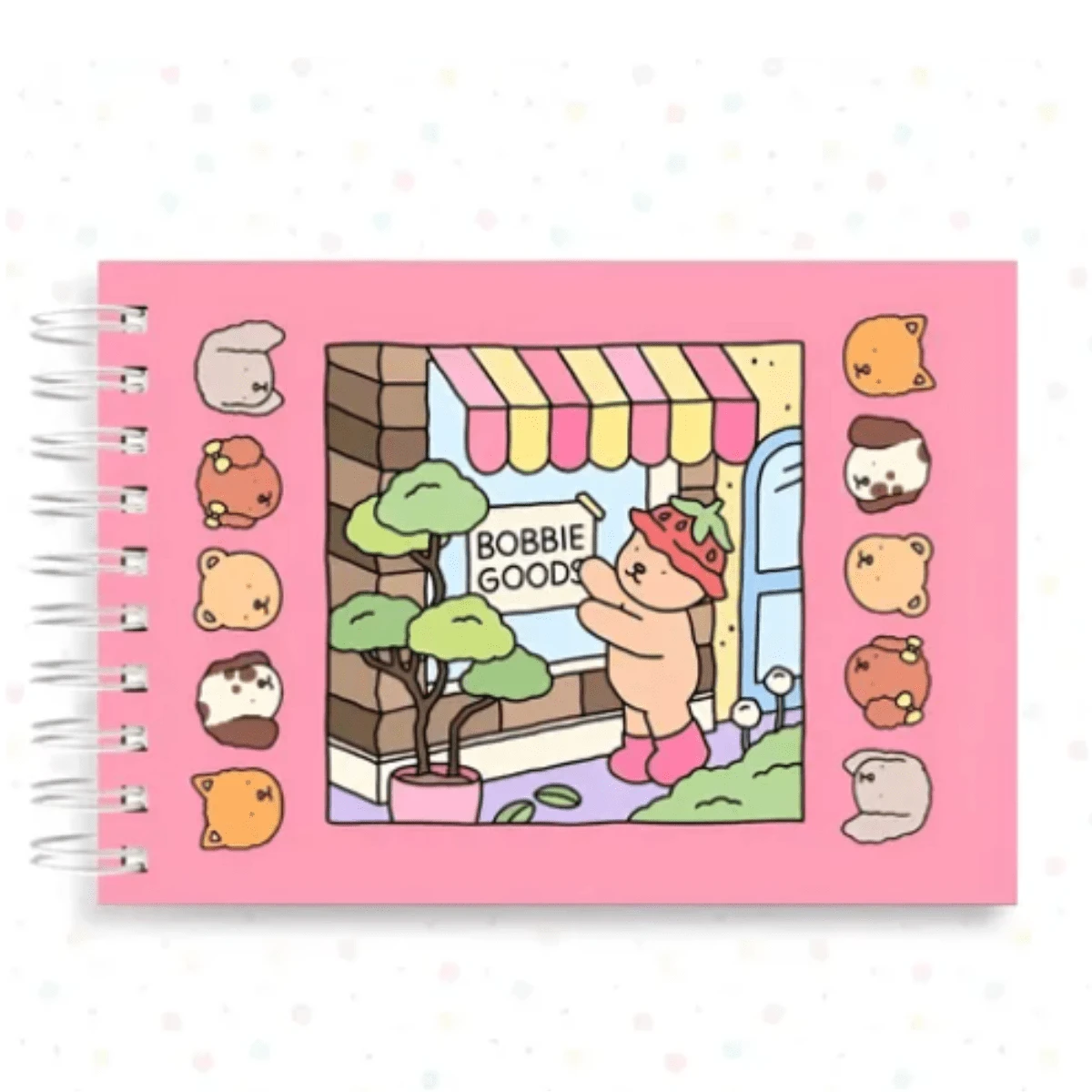 BG Coloring Book Hardcover 50 Pages - Thick Paper - Rosa - View 1