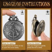 Dungeon und Dragons Würfelset mit kostenloser Tasche, Drachen Schwert Taschenuhr Etui mit 7 Mini Metall Polywürfeln D20, Rollenspiel Brettspiel Zubehör (Kupfer, Silber)