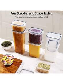 MEFENY Food Storage Boxes & Buckets & Bins - Transparent - View 7