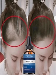 Double Effect Hair Treatment Oil Locks Moisture Brightens Hair With Charming Luster For Nourishment And Growth Moisturizing Hair Care Essence For Healthy Shiny Hair - 彩色 - 查看 1