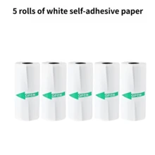 1pc Portable Mini Wireless Printer, Small Home Bluetooth Photo Printer, Ink-Free Thermal Printing, One-Click Printing, Clear Content, Compact And Convenient, Instant Capture, Search And Print, Record Wonderful Moments, Perfect Christmas, New Year, Birthday Gift For Friends And Family