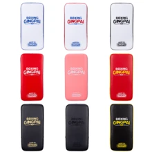 GINGPAI Youth Boxing Punching Kicking Pads, Muay Thai Leg Targets, Taekwondo Kick Pads, MMA Training Equipment, Home Sparring Reaction Leg Shields - Multicolor - View 6