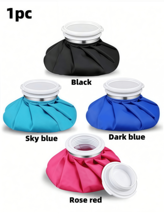 1pc Reusable Solid Color Hot And Cold Ice Pack, Ice Pack Cold And Hot Use, Hot Water Bag , Cold PacksTired Eyes,Easy To Carry ,Small&Easy To Store