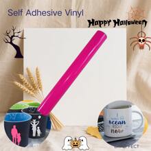 亮面乙烯基贴纸，红/黑/黄/蓝……乙烯基自粘贴纸，永久性乙烯基贴纸，适用于DIY礼品、马克杯等。