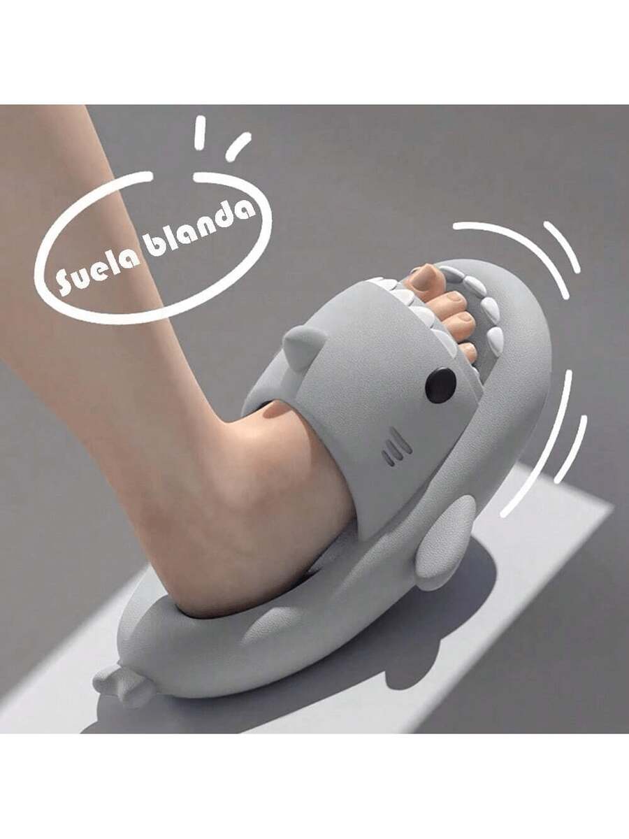 Home Slippers - Grey - View 1