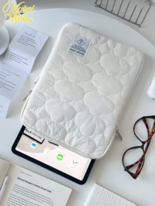 <为您的日常提供天堂般的保护>，蓬松云朵般的柔软笔记本电脑内胆包，可爱简洁风格平板电脑/iPad 保护套 11/13/15 英寸笔记本电脑袋，适合返校学校用品包，适合学校工作，笔记本电脑包，适合女士 书包 - 彩色 - 查看 7