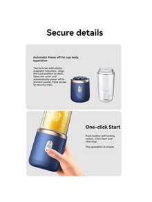 1 400ml Wireless Portable Electric Juicer, Juicer Cup, Shakesphere, TYPE-C Charging Mini Juicer (With 6 Leaves And Double Cups), Multi-Functional Juice Cup Blender, Suitable For Vegetables, Fruits, And Milkshakes, Used In Home Kitchens, Outdoor Team Building And Picnicking Juicers