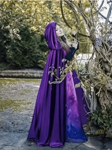 1pc Adult Festival Velvet Shawl, 150cm/59in Length, No Power Required, Suitable For Various Holiday Party Costumes And Props - Multicolor - View 11