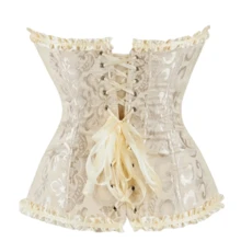 1 pezzo Corsetto modellante in jacquard da donna, Modellatore vita Reggiseno push-up in jacquard, Adatto per Ognissanti, feste