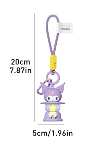卡通人物油灯夜灯钥匙扣，可爱卡通人物造型，带LED灯功能，是家居装饰、床头灯、儿童房、户外露营、派对礼物、儿童及动漫爱好者生日礼物的完美之选。配有便携腕带和登山扣，做工精细，电池供电，为您的空间增添一抹可爱气息。 - 彩色 - 查看 17