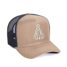 Pampas Country Men's Women's Trucker Hat White Our Lady Of Aparecida Country Launch - 棕色的 - 查看 3