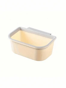 1pc/2pcs Plastic Storage Rack, Bedside Hanging Basket, Student Dormitory Bedside Phone Holder, Small Hanging Shelf, Dorm Room Must-Have For Top/Bottom Bunk - White - View 8