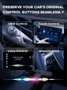 REMAX 无线 CarPlay 适配器；轻松将有线 CarPlay 升级为无线 CarPlay；即时连接；自动重连；超迷你 CarPlay 适配器，兼容 iPhone；适用于内置 CarPlay 的汽车；超迷你尺寸汽车配件；超级实用的汽车用品 - 均碼 - 查看 5
