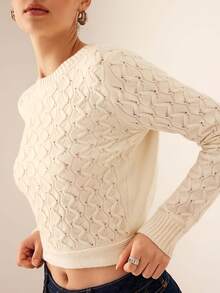Women's Knitted Drawstring Backless Top, Button Shoulder Sweater