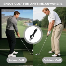 [Christmas And Thanksgiving Day]SKLZ Golf Grip Trainer - Enhance Grip Strength, Precision, And Swing Technique For Superior Golf Performance, Ideal For All Levels Of Play - 灰色 - 查看 4