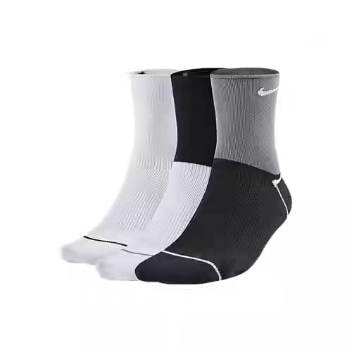 Nike 3 Pairs Women's W NK EVRY PLUS LTWT ANKLE Socks, Discounted Pack - Black - View 1