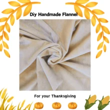 1pc Soft Plush Fabric Material, Suitable For Thanksgiving Decoration, DIY Handmade Home Textile, Applicable To Flannel - Multicolor - View 38