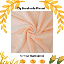 1pc Soft Plush Fabric Material, Suitable For Thanksgiving Decoration, DIY Handmade Home Textile, Applicable To Flannel - Multicolor - View 15