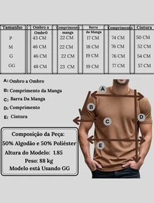 Textured Casual Basic Straight Textured Premium Knit T-Shirt - Màu xanh Ô liu - Xem 4