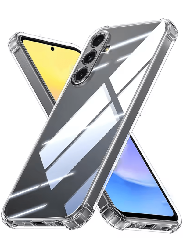Funda de teléfono transparente y a prueba de golpes de 1.5 mm de grosor para Galaxy, funda de teléfono transparente para Galaxy