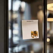 4张可爱黑猫便签纸，3x3英寸，每本50张，趣味备忘录，粘性便签，适合学校、办公室、家庭使用，可作为学生和教师礼物 - B - 查看 7