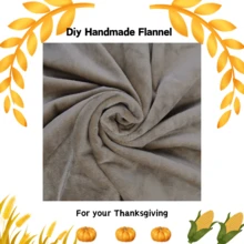 1pc Soft Plush Fabric Material, Suitable For Thanksgiving Decoration, DIY Handmade Home Textile, Applicable To Flannel - Multicolor - View 43