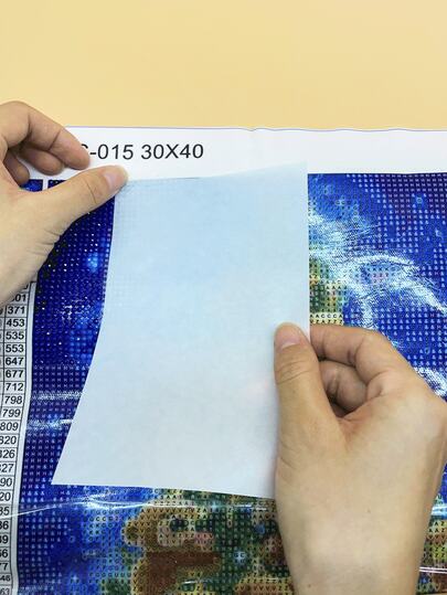 10pcs 15x10cm Diamond Painting Release Papers, 5D Diamond Art Replacement Sheets, Non-Stick Protective Covers, Double-Sided Release Papers, Suitable For Diamond Painting Supplies