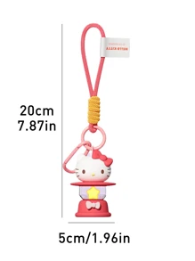 卡通人物油灯夜灯钥匙扣，可爱卡通人物造型，带LED灯功能，是家居装饰、床头灯、儿童房、户外露营、派对礼物、儿童及动漫爱好者生日礼物的完美之选。配有便携腕带和登山扣，做工精细，电池供电，为您的空间增添一抹可爱气息。 - 彩色 - 查看 18
