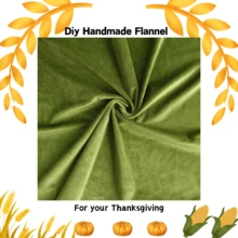 1pc Soft Plush Fabric Material, Suitable For Thanksgiving Decoration, DIY Handmade Home Textile, Applicable To Flannel - Multicolor - View 26