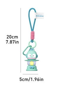 卡通人物油灯夜灯钥匙扣，可爱卡通人物造型，带LED灯功能，是家居装饰、床头灯、儿童房、户外露营、派对礼物、儿童及动漫爱好者生日礼物的完美之选。配有便携腕带和登山扣，做工精细，电池供电，为您的空间增添一抹可爱气息。 - 彩色 - 查看 16