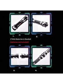 2把激光剑发光玩具光剑 - 彩色 - 查看 6