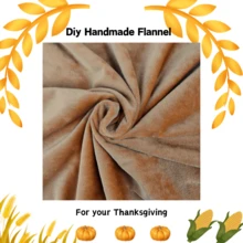 1pc Soft Plush Fabric Material, Suitable For Thanksgiving Decoration, DIY Handmade Home Textile, Applicable To Flannel - Multicolor - View 35