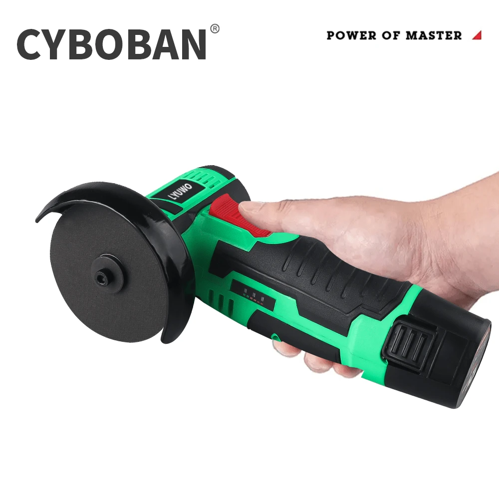 أداة كهربائية CYBOBAN، طاحونة زاوية لاسلكية 12 فولت، بطارية ليثيوم بسعة 2.0 أمبير، صغيرة وصغيرة الحجم، منخفضة الضوضاء، قوة عالية، يمكن الصقل والطحن والقطع والتخلص من الصدأ في آن واحد، مزودة بالملحقات المناسبة، شاحن قياسي دولي (شحن سريع 1.3 أمبير)، أعلى تكوين، جودة منتج عالية، أنيقة وعملية! وليست باهظة الثمن. - متعدد الألوان - مشاهدة 1