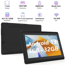 儿童 7 英寸平板电脑、儿童平板电脑和 Wi-Fi 4GB RAM、32GB ROM、双摄像头、家长控制、JPA 预装，用于儿童教育、游戏、平板电脑和节日礼物，用于照顾孩子、儿童生日庆祝礼物、礼物、打开完美的学校礼物、礼物