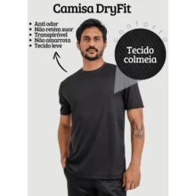 Kit Of 3 Men's Dry Fit Shirts Sport Mix Sports Supplement Gym Training Anti-Odor Fitness - Trộn Suple-Black/Black/Black - Xem 2