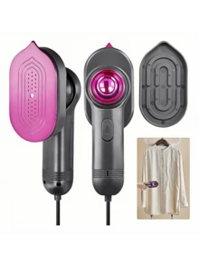 Mini Portable Steam Iron With Non-Stick Soleplate, Foldable, 180-Degree Rotatable, Suitable For Travel And Home Use. - US A Type Plug(110-127V) - View 1