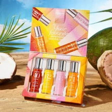 Set de regalo de 5 unidades x 40ml / 5 unidades x 10ml / 1 pieza x 40ml de Spray de fragancia sin llama, ambientador, fragancia decorativa, Serie Brasil y caja de regalo, edición limitada, purificador de aire de aromaterapia para interiores y exteriores, fragancia multicapa