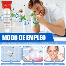 1/2 Pieza Pasta De Dientes Ultra Blanqueadora Sp-10 - Pasta De Dientes Blanqueadora Con Probiótico Fórmula De Limpieza Profunda, Aliento Fresco, Dientes Saludables Pasta Dental Con Clorhexidina, Pasta Dental White, Higiene Personal Pasta Dental Blanqueadora - Rojo y blanco - Ver 9