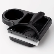 Detergent Holder With Sink Squeegee With Space To Put Sponge And Soap - 黑色 - 查看 1