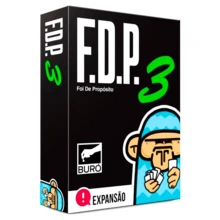 Fdp Foi De Proposito 3 Expansão Jogo De Cartas Buro Português - Preto - Visão 1