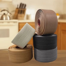 1 Stück 2m/78,74 Zoll Bodenübergangsleiste, selbstklebende Bodenabdeckungsstreifen, flache Laminat-Trennleisten, selbstklebende Bodenübergangsleiste, flache Laminat-Trennleiste zum Verbinden von Lücken, Teppichschwelle, Fliesen, Laminat- und Fliesenbodenteiler, Teppichschwelle, elegantes Holzmaserungsdesign - Verschiedenfarbig - Übersicht 1