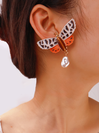 1 Pair Retro Exaggerated Snake Shaped Earrings, Long-Lasting Color Design, Suitable For Women's Daily, Party, Holiday, Gift, Cocktail, Business