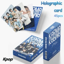 45pcs  KARAMA SOLO Holographic Cards, High Definition Double-Sided Collectible Cards, Concert, Album, Fans Merch Goods, Small Gifts, Holiday Gifts, Halloween, Christmas Gifts